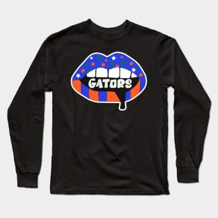 Gators Lips Long Sleeve T-Shirt